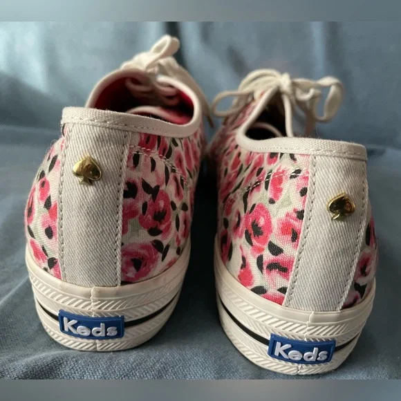Keds x Kate Spade Triple Kick Rose Garden Canvas Sneakers Size 11 (Euro 42) - Picture 5 of 9